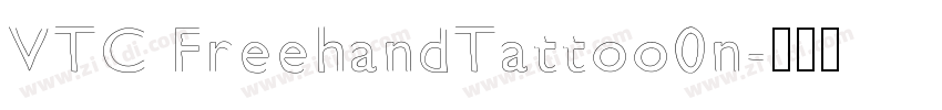 VTC FreehandTattoo0n字体转换